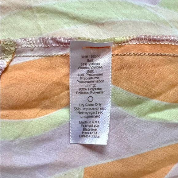 Delfi Collective Donna Multicolor Psychedelic Slip Dress Maxi - Picture 5 of 6